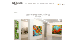 Desktop Screenshot of galeriaelmuseo.com